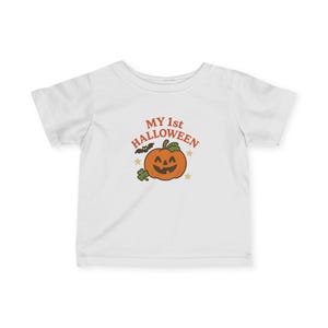 My 1st Halloween Infant Tee, Cute Baby Halloween Shirt, Baby Toddler T-Shirt, Funny Halloween Shirt for Kids, Holiday Outfit