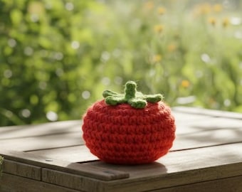 Amigurumi Vegetable Play Food Tomato Crochet Pattern (PDF)
