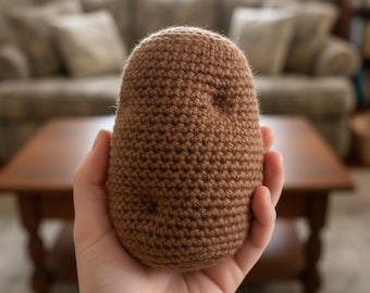 Beginner Crochet Potato Pattern – Amigurumi Play Food PDF