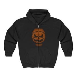 Halloween Pumpkin Hoodie, Unisex Sweatshirt, Spooky Costume, Fall Fashion, Halloween Party Wear, Pumpkin Lover Gift