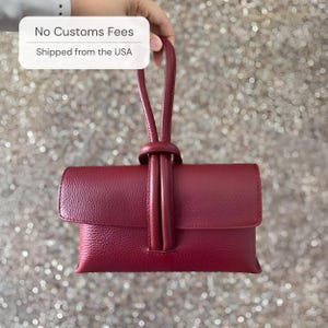 Burgundy Clutch - Etsy