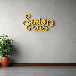 Graduation Sign Senior 2025, Senior Sign Photo Prop, Graduation Party Decor, High School Senior Picture Backdrop Sign
