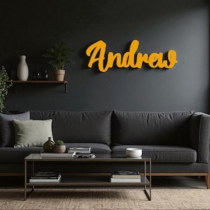 Acrylic Name Sign | Custom Baby Name Sign | Nursery Wall Decor | Personalized Name Sign | Kids Room Decor | Baby Shower Gift