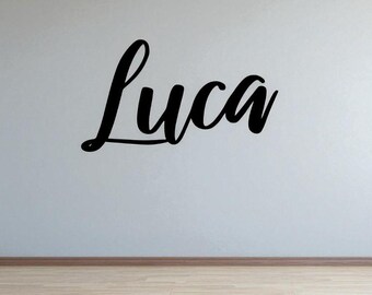 Letrero de acrílico personalizado con nombre/Decoración de pared para guardería, regalo para bebé