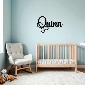 Acryl Namensschild fürs Kinderzimmer | Personalisierte Wanddekoration für Babyzimmer | Benutzerdefinierte Kinder Namensschild | Modernes Schild Namensschild