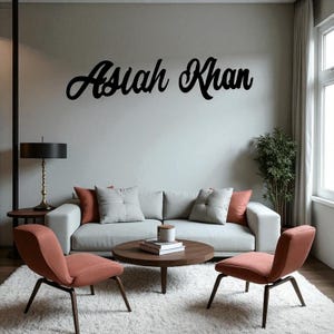 Acrylic Mirror Name Sign - Personalized Nursery Wall Art - Baby Room Decor - Custom Name Sign for Kids Room or Newborn Gift