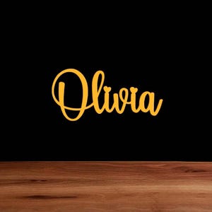 Personalized Acrylic Name Sign | Baby Nursery Wall Decor | Custom Acrylic Letters | Baby Name Plaque | Nursery & Kids Room Sign