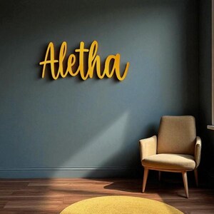 Mirror Acrylic Name Sign – Custom Baby Room Decor – Above Crib Nursery Wall Art – Baby Shower Decoration – Personalized Name Sign