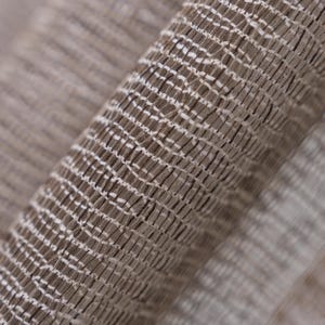 Extra Wide Linen Sheer Curtains: Custom Pinch Pleat Panels, 4 Colors