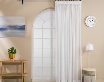 Sheer Linen Curtains: Custom Window Drapes - OEKO-TEX Certified