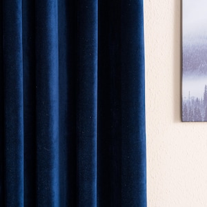 100% Blackout Velvet Curtains For Bedroom, Velvet Blackout Drapes For Living Room, Custom Thermal Velvet, Heavy Velvet Curtains, 16 Colors.