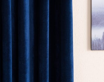100% Blackout Velvet Curtains: Thermal Insulated Drapes, Custom Length