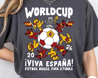 Mistrzostwa Świata 2026 Hiszpania Mistrzowie PNG | Viva España Soccer Champion | Retro Football Fan PNG | Hiszpańskie Zwycięstwo Pobierz Cyfrowo
