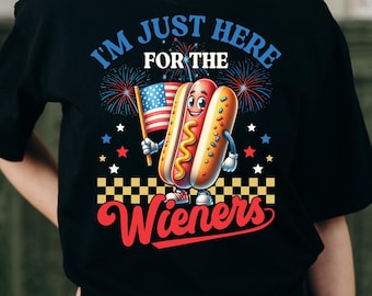 Zabawny hotdog z okazji 4 lipca w formacie PNG SVG | Tylko dla kiełbasek | Retro patriotyczny projekt Ameryki | Sublimacja na Dzień Niepodległości