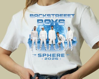 Wycieczka Backstreet Boys do Las Vegas w 2026 roku (PNG) | Projekt koszulki koncertowej w stylu vintage | Pobieranie cyfrowe dla fanów muzyki | Retro Las Vegas (PNG)