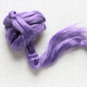 Violet Ramie Fiber for Wet Felting, Needle Felting, and Spinning - 1 oz.