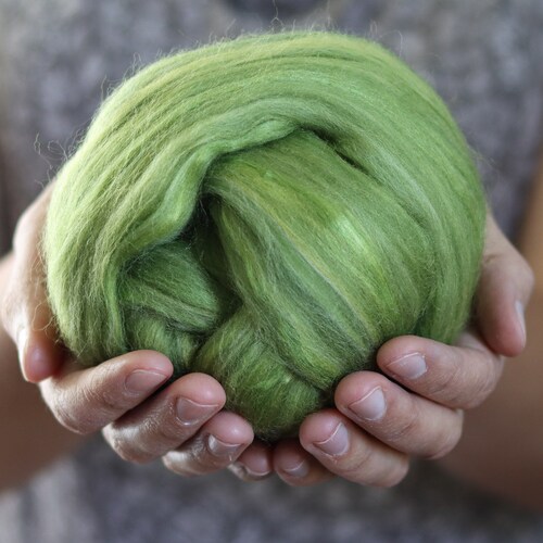 Merino Wool Roving in Black Combed Tops Needle Felting Wet Etsy