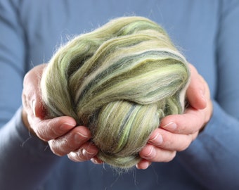 Merino Wool/Silk Blend Roving - Scotland