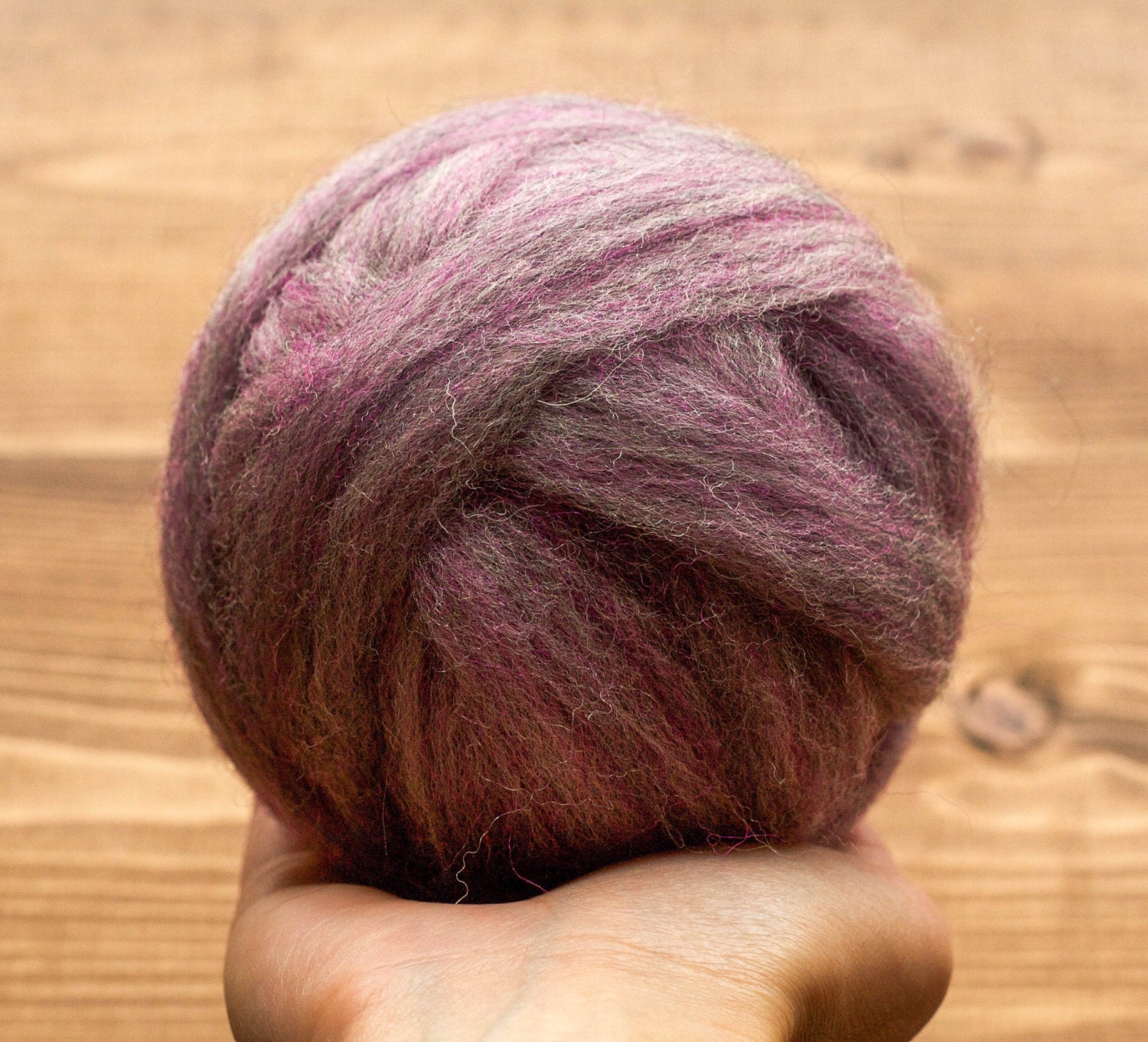 Amethyst Purple Wool Roving for Needle Felting Wet Felting Etsy