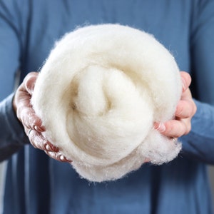Core Wool Batting for Needle Felting, Natural Fill - 2 oz.