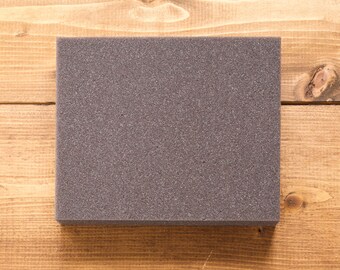 EFoam Multipack Of 10 Needle Felting Foam Pads – 265x145x50mm High Density – Charcoal Grey/Black, UK Made