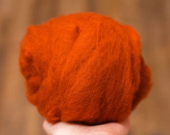 Merino Wool Batting - Rust