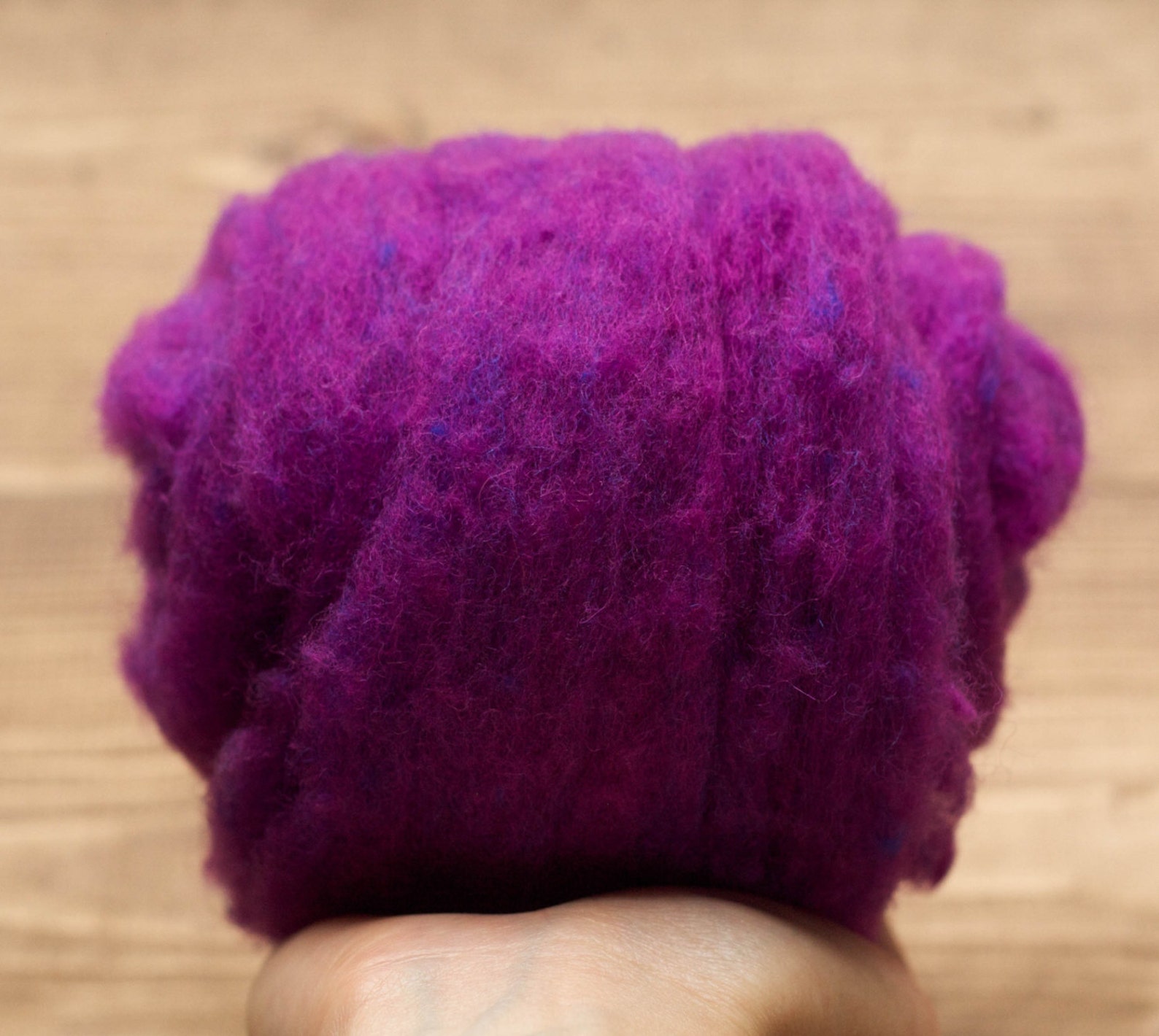 Needle Felting Wool Purple Wool Batting Batts Wet Felting Etsy
