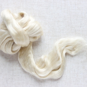Thyme Viscose Roving for Wet Felting, Needle Felting, and Spinning - 1 oz.