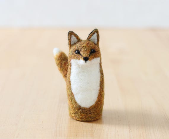 Mini Fox Wreath - Fairy Fae Handmade Needle Felt Decoration Mini Fox Wreath - Fairy Fae Handmade Needle Felt Decoration