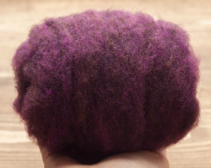 Blackberry Needle Felting Wool Wool Batting Batts Wet Etsy