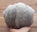 Needle Felting Wool Batting, Silver Mist, Light Gray, Grey, Heather, Wool Batting, Batts, Wet Felting, Spinning, Fiber Art Supplies 