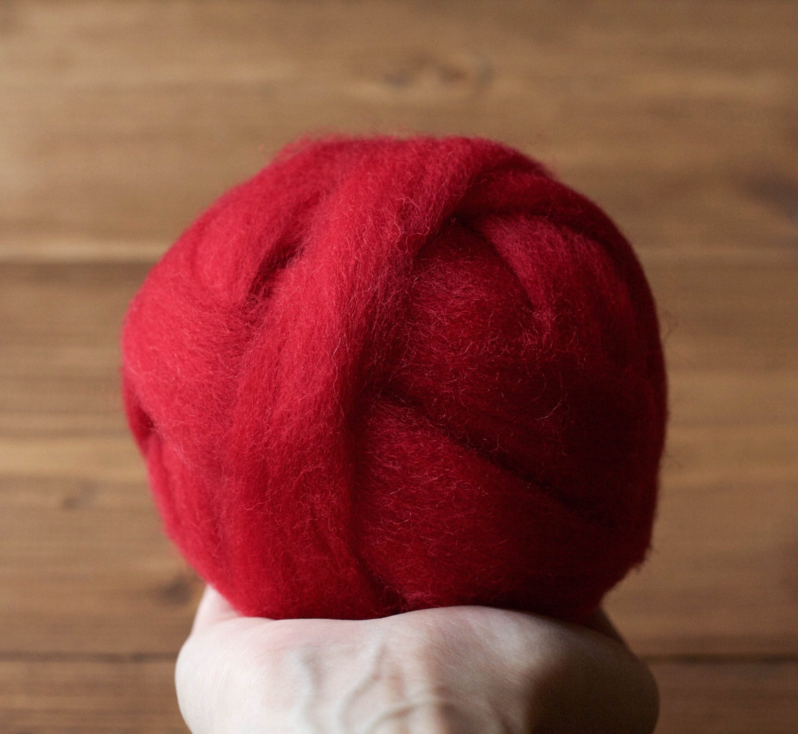 Wool Roving for Needle Felting in Crimson Red Craft Supply Etsy