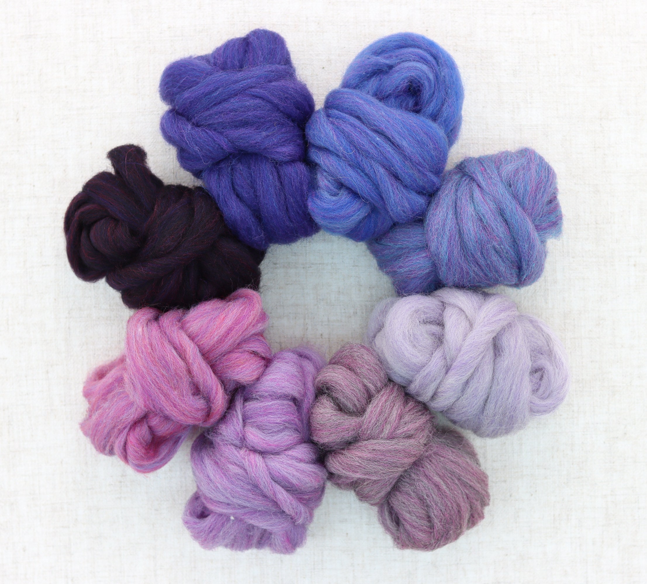 Wool Roving Assortment > Autumn – Wistyria
