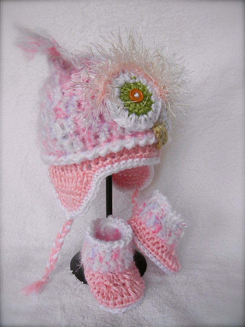 Baby Girl Gift Set Pink Owl Etsy
