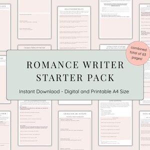 ロマンス作家入門パック：即時ダウンロード（63ページ）