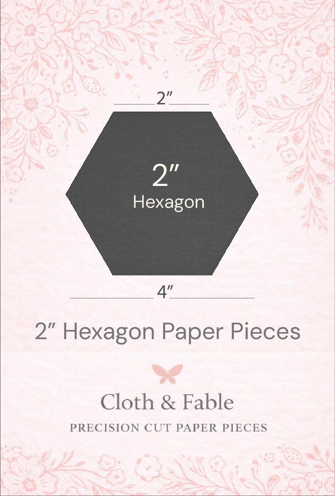 2 Inch Hexagon Paper Pieces English Paper Piecing Templates Large ...