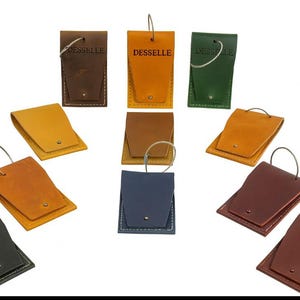 The Feyd Rautha:  Leather Luggage Tag