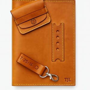 Leather Journal Cover w/penholder