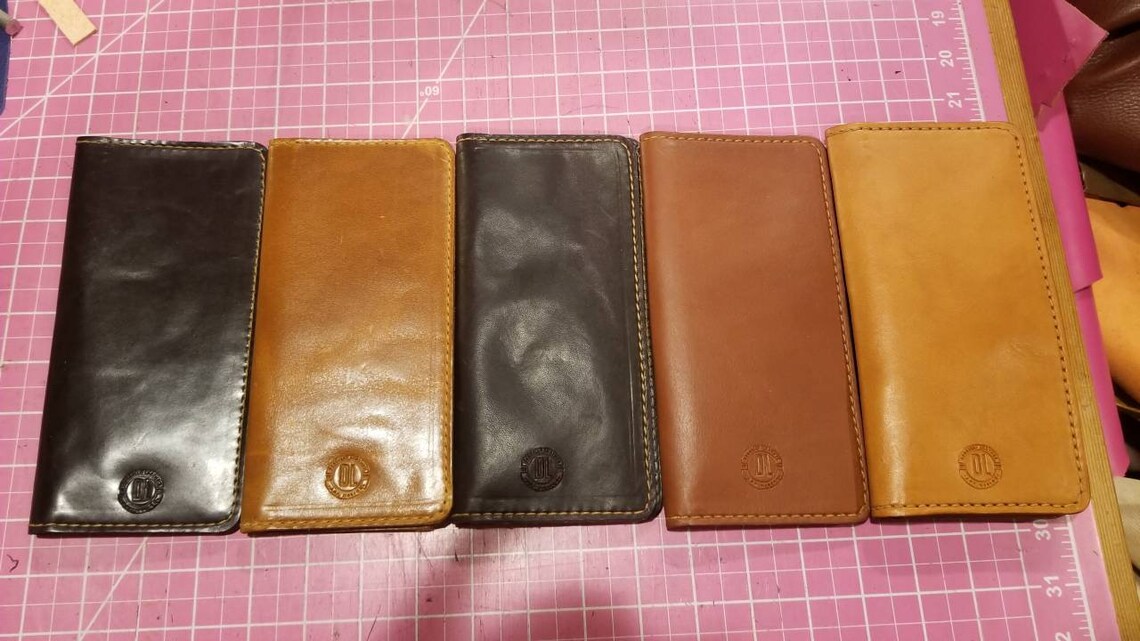 Leather Jumbo Wallet. Etsy