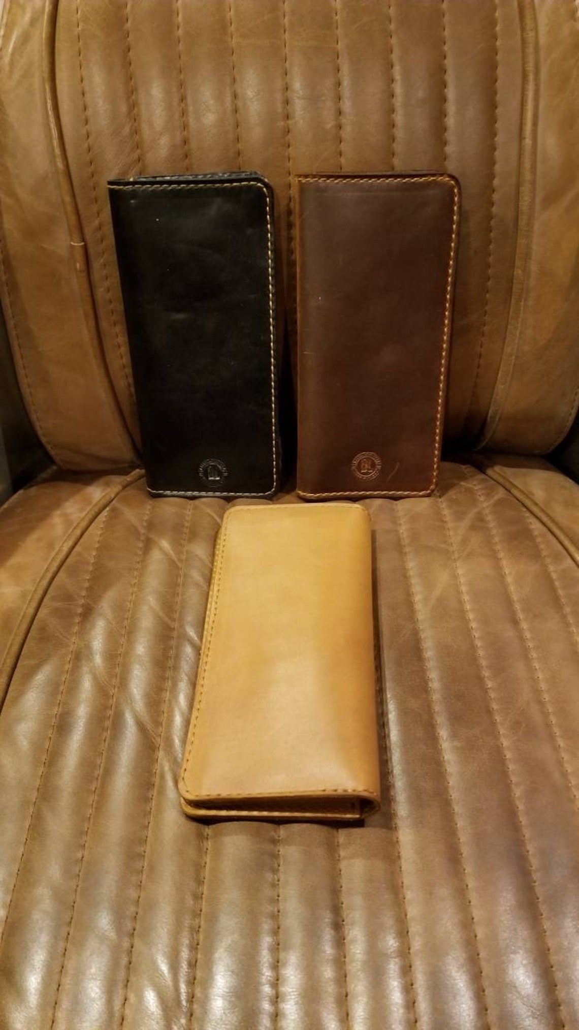 Leather Jumbo Wallet. Etsy