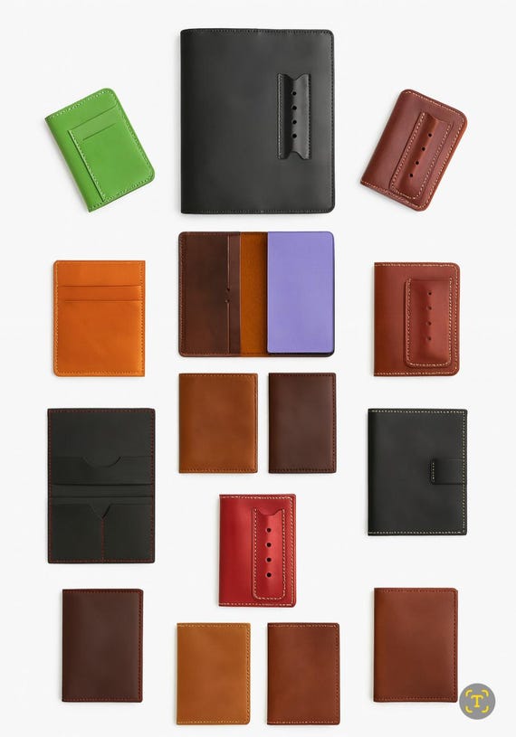 さらに100円引き◆87MM◆MMLG◆LEATHER PASSPORT WALLET Leather Passport Wallet - Etsy
