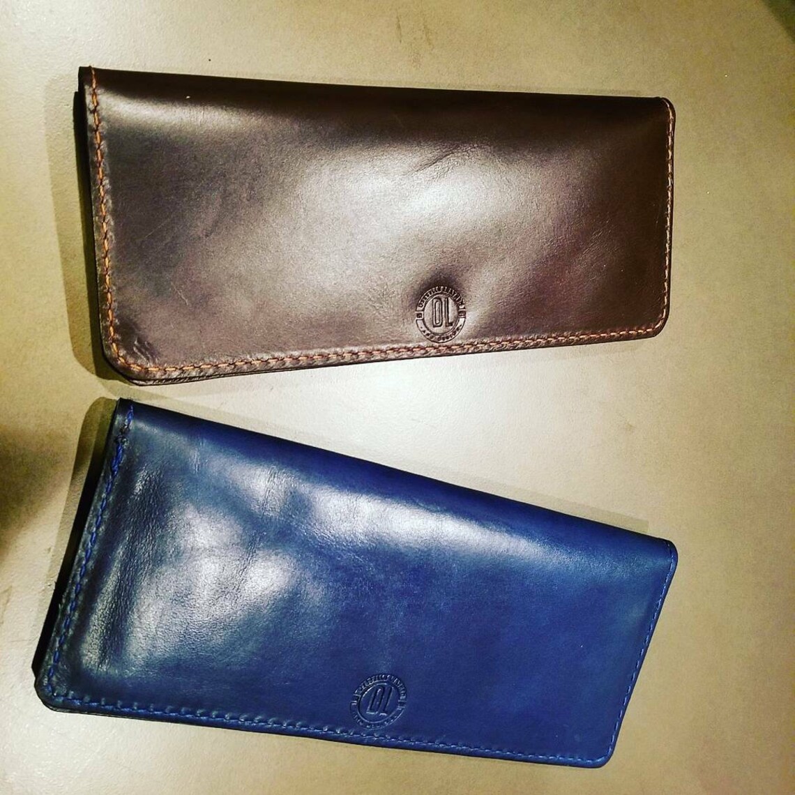 Leather Jumbo Wallet. Etsy
