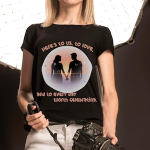 National Couple’s Day T Shirt – Romantic Matching Couple Shirt Gift for Him and Her Anniversary Valentine’s Day Outfit