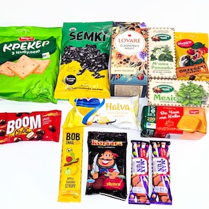 Box with Ukrainian sweets