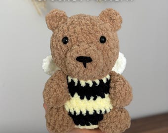Baby Bee Bear Crochet Pattern