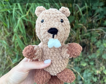 Bert the Beaver Crochet Pattern