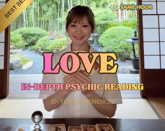 Same Hour Detailed Love In-Depth Reading , Future Love Tarot Reading, Relationship Clairvoyant Reading, Taro Lover Gift, Love Prediction