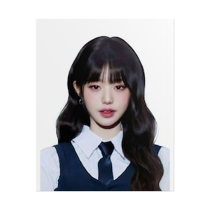 Pôster de grupo feminino de K-pop em tons pastel – Impressão artística de parede em rolo – Decoração de quarto inspirada em ídolos estéticos – Presente para fãs de K-pop