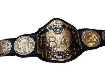 NWA Central States Heavyweight Wrestling Champion Belt