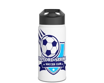 Stainless Steel 12oz or 18oz Water Bottle Stafford Springs Soccer Club